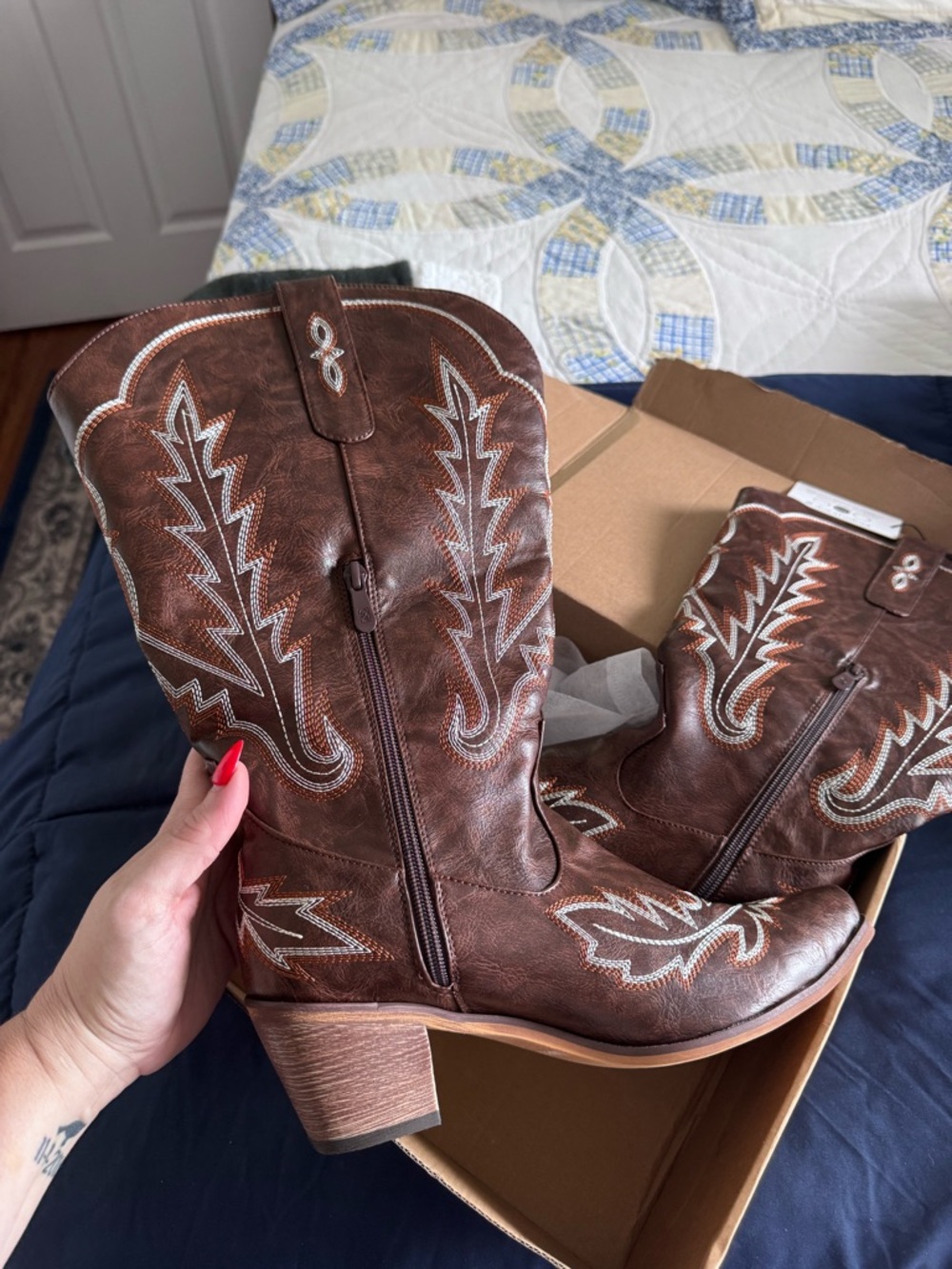 Custom Wide Width and wide calf cowboy boots
